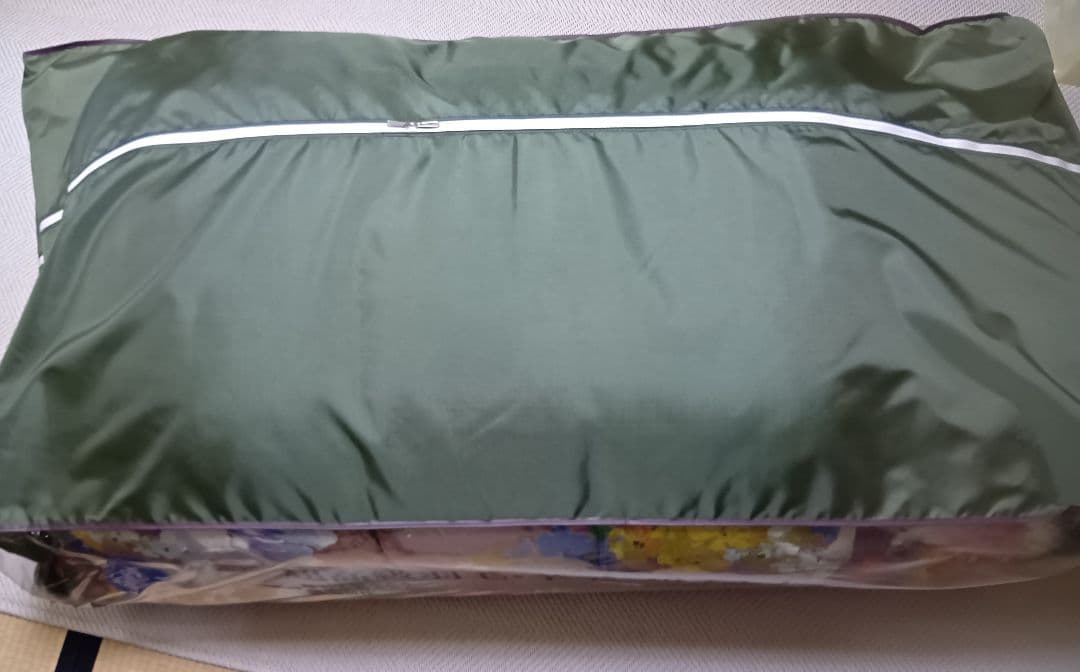 超高級羽毛・羊毛 セット 花柄布団 ダブルサイズ