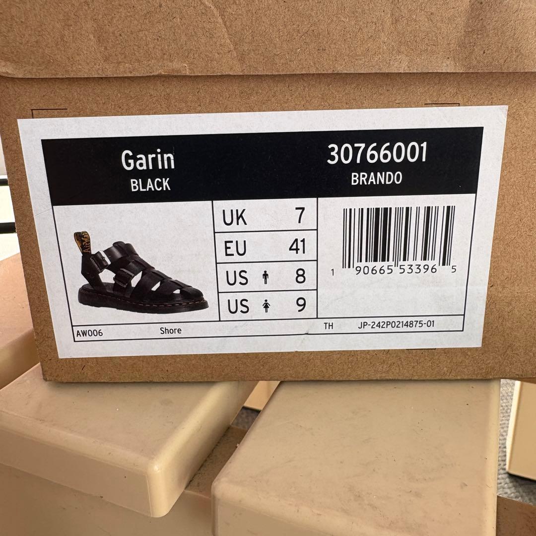 【正規店】ドクターマーチン Garin サンダル UK7（26~26.5cm）