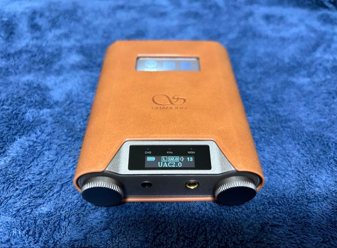 SHANLING H5 チタニウム DAC/AMP レザーケース付き