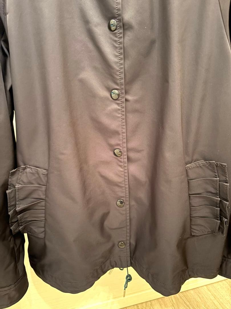 MUVEIL ビジュー付きネイビージャケット ブルゾン