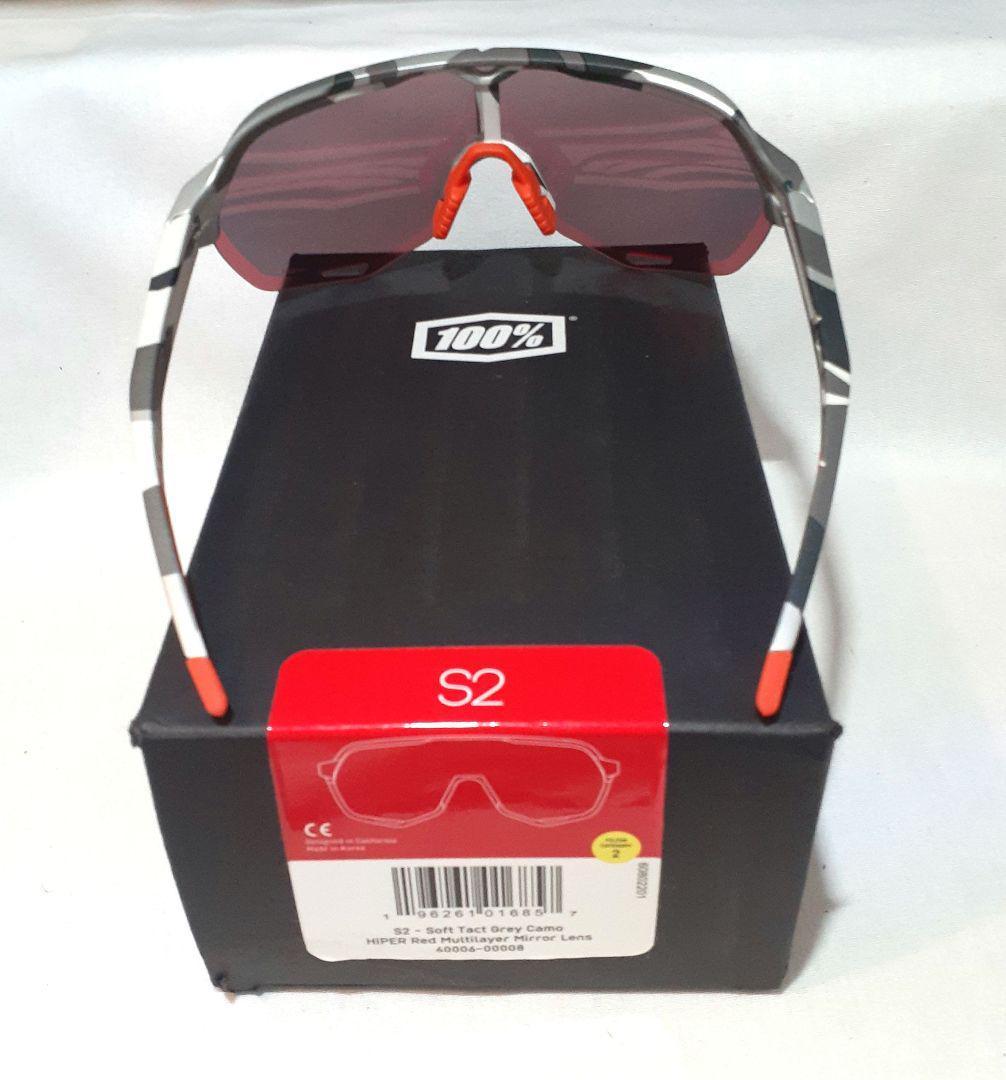 100% S2 Grey Camo ワンハンドレッド サングラス