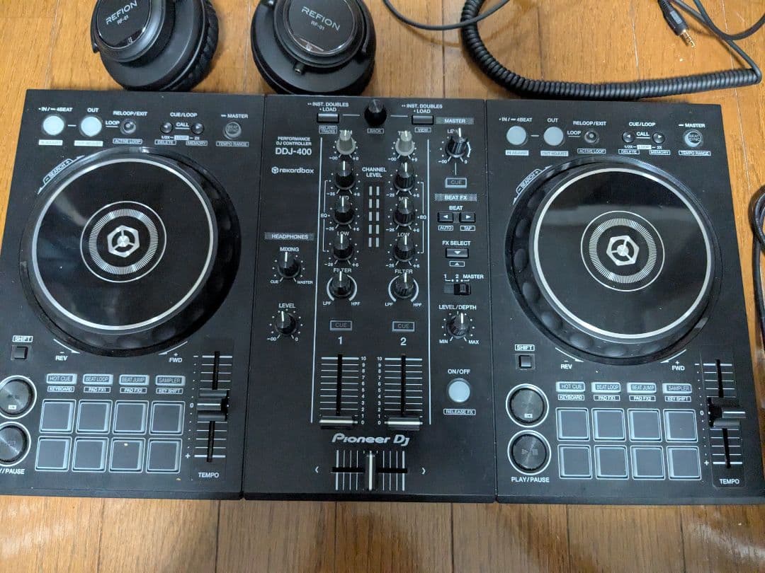 Pioneer DJ DDJ-400 ヘッドホンREFION RF-01