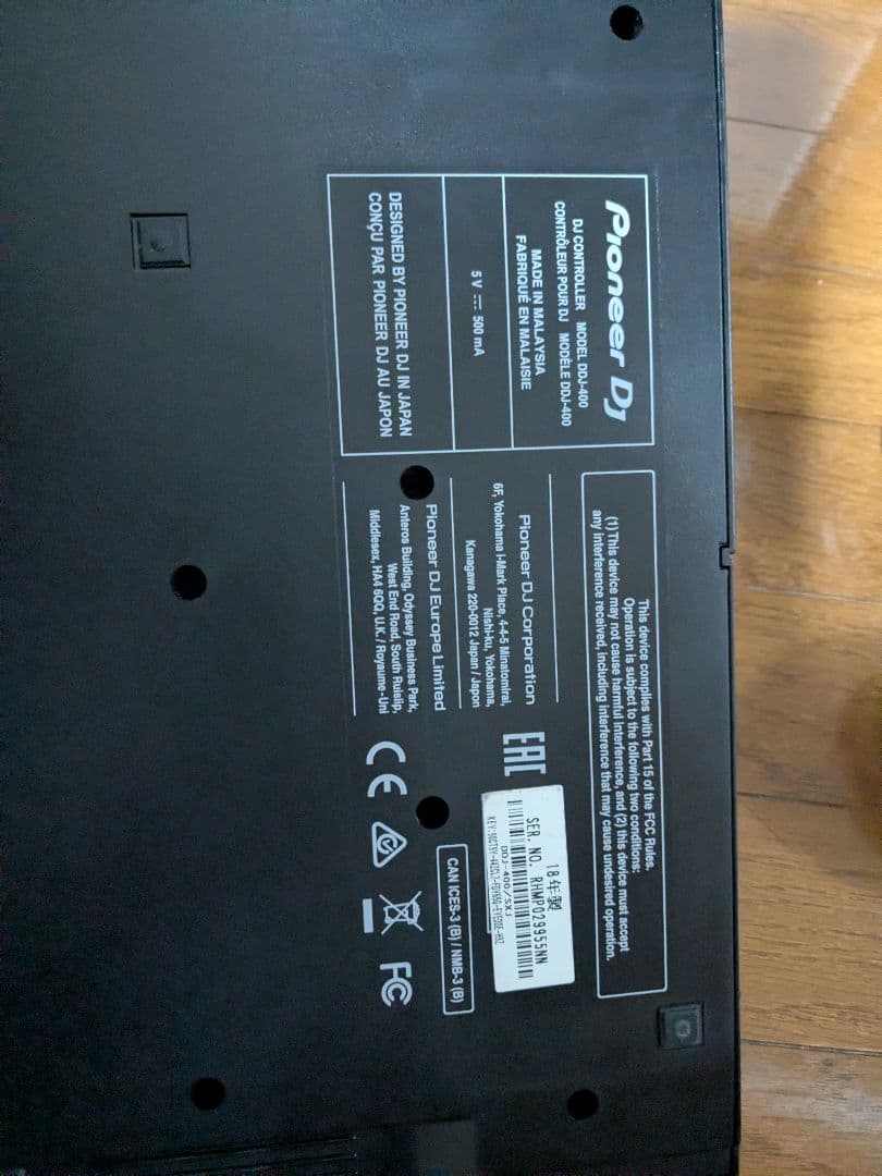 Pioneer DJ DDJ-400 ヘッドホンREFION RF-01