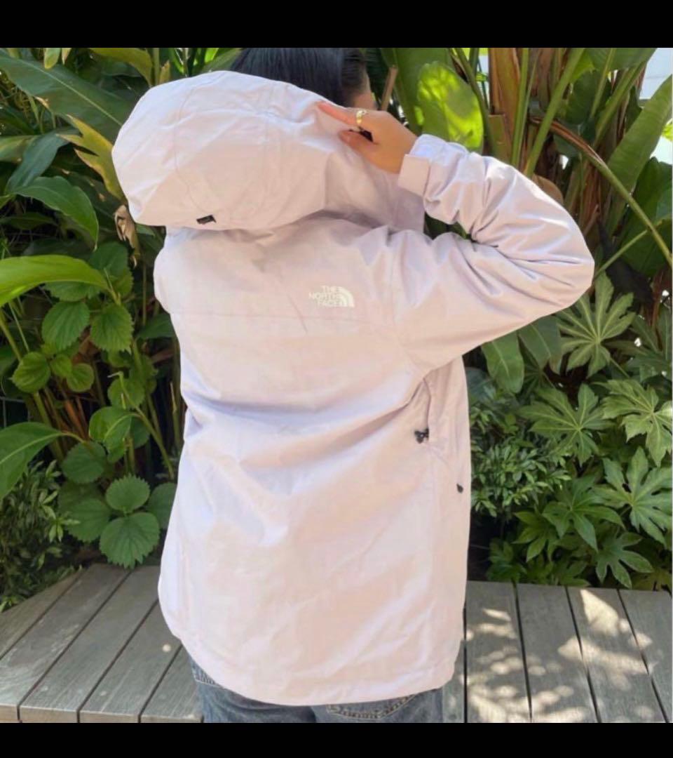 撥水クリーニング済 ノースフェイス スクープジャケットL ラベンダーフォグ