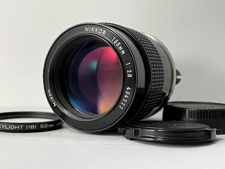 ★良品★ニコン F 初期型富士山 /非Ai NIKKOR 135mm F2.8