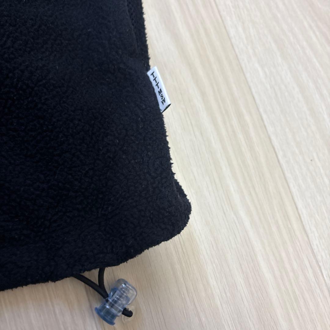 TTT MSW　23SS パイピングフリースベスト ブラック サイズM