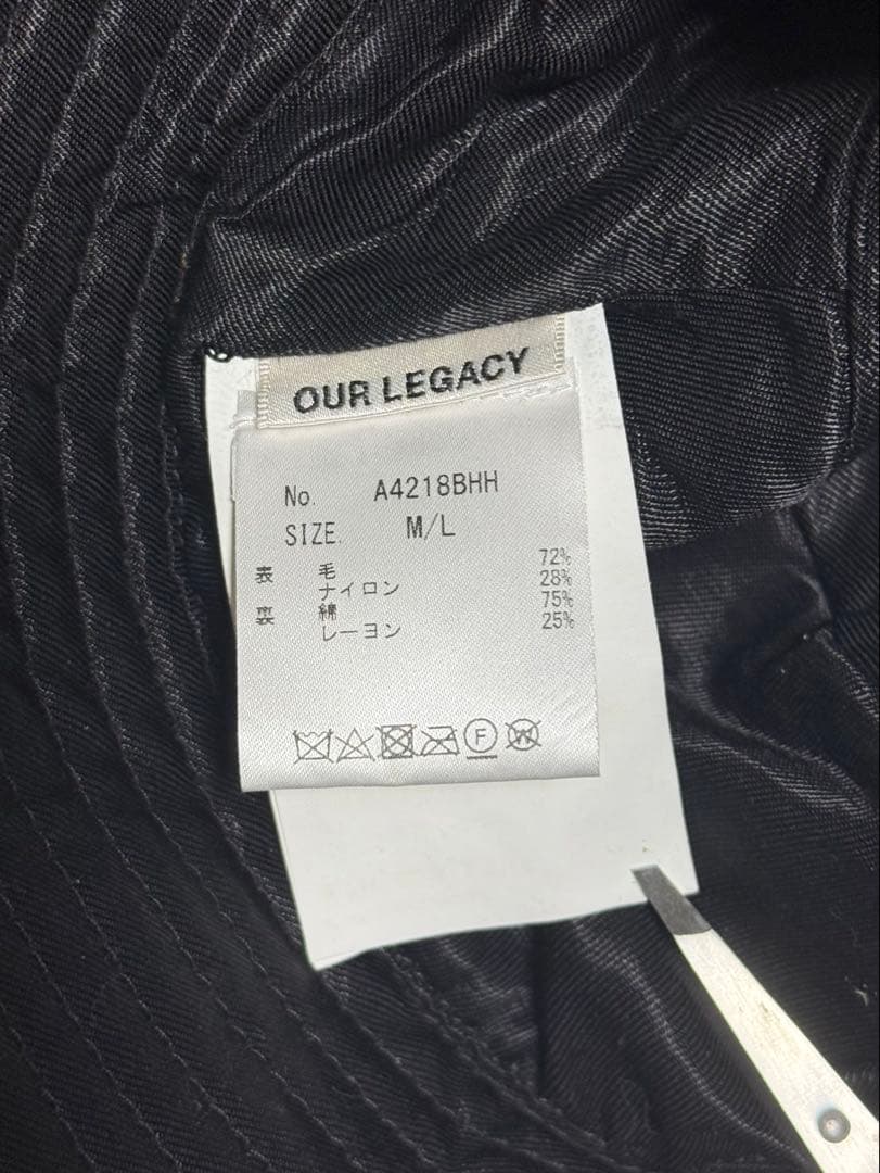 OUR LEGACY Bucket Hat モヘヤアルパカバケットハット M/L