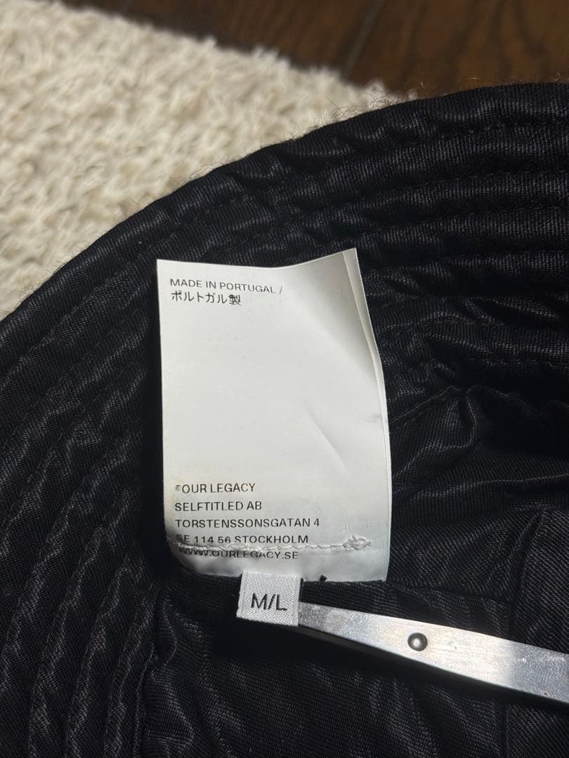 OUR LEGACY Bucket Hat モヘヤアルパカバケットハット M/L