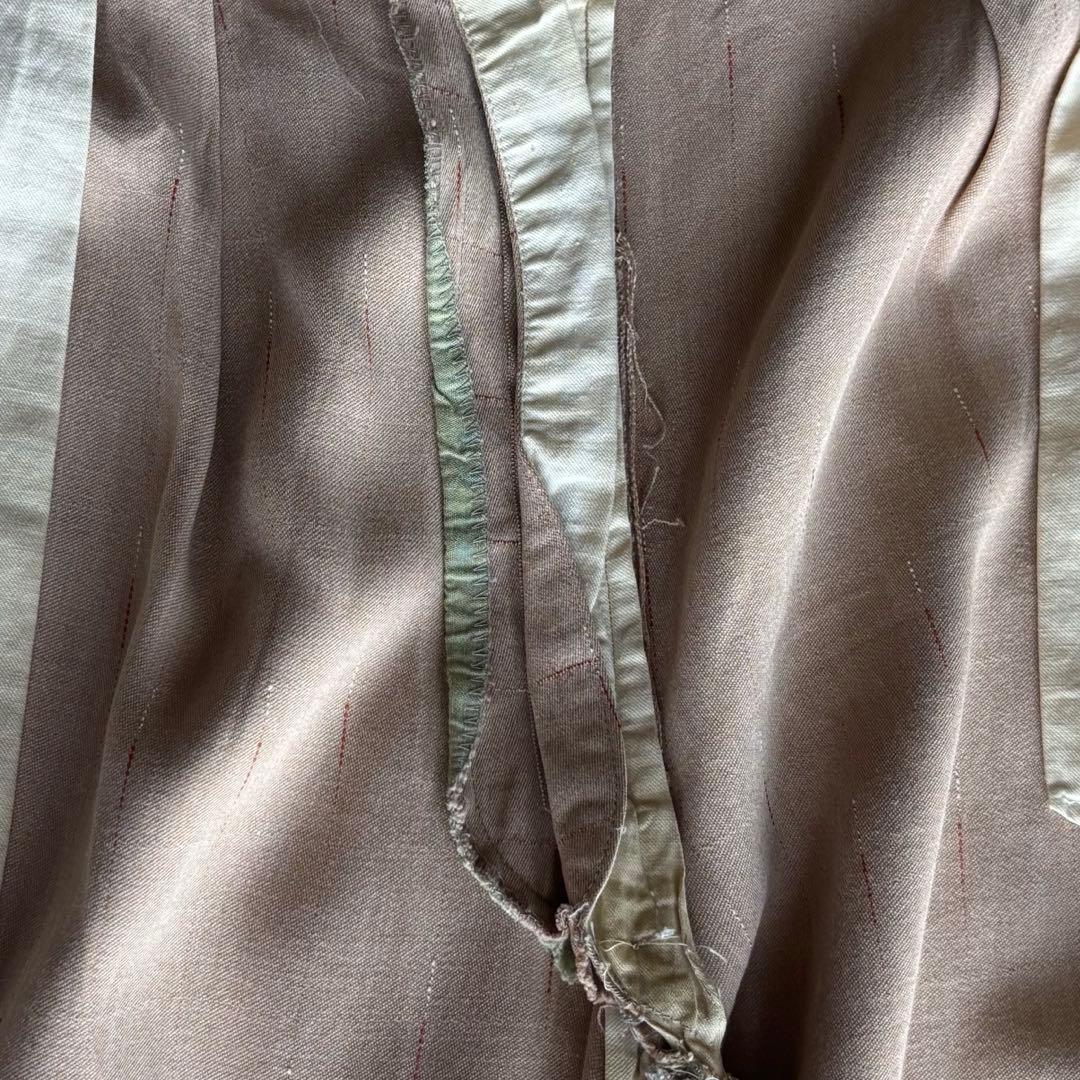 【50s】 レーヨンギャバジン スラックス カスリ スペシャル ギャバスラ