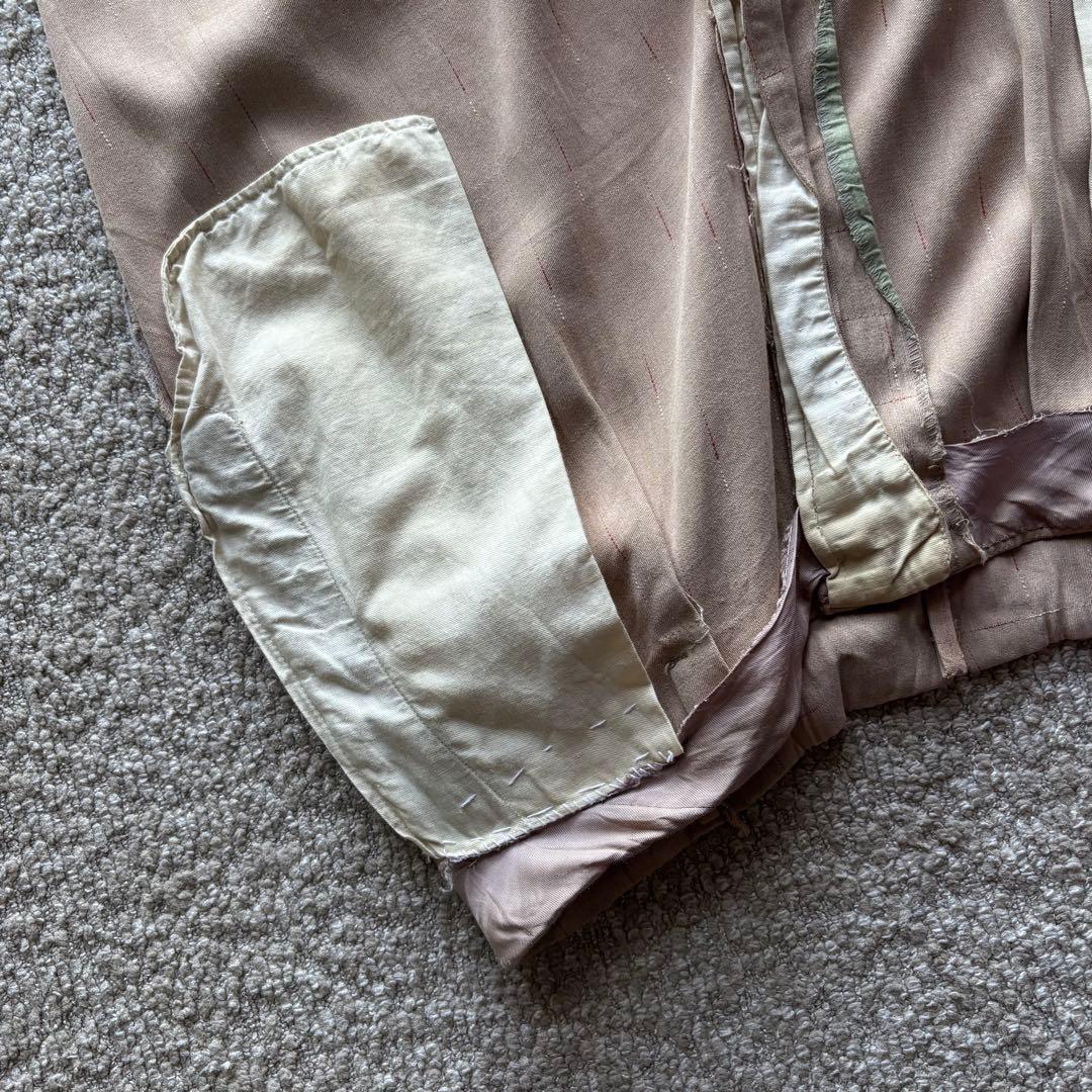 【50s】 レーヨンギャバジン スラックス カスリ スペシャル ギャバスラ