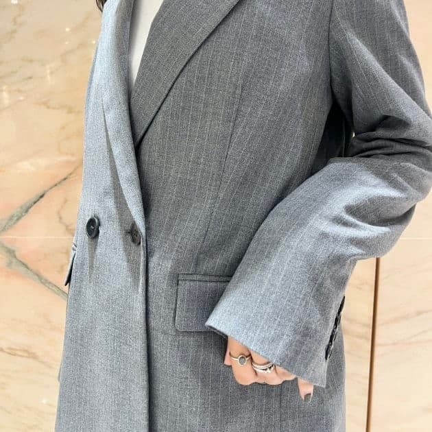 ◇美品◇Demj-Luxe BEAMS 2ボタンダブルブレストジャケット