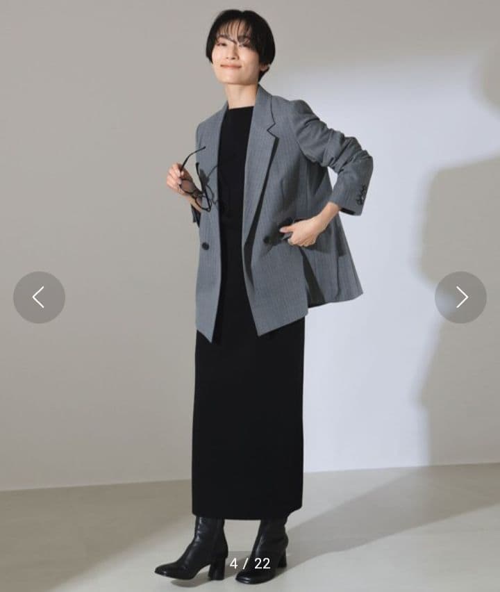 ◇美品◇Demj-Luxe BEAMS 2ボタンダブルブレストジャケット