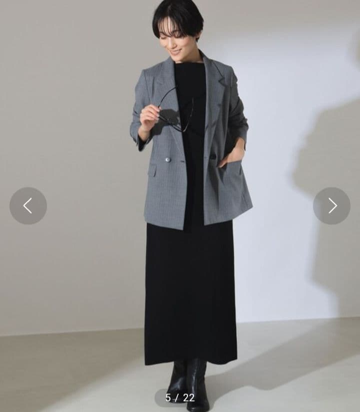 ◇美品◇Demj-Luxe BEAMS 2ボタンダブルブレストジャケット