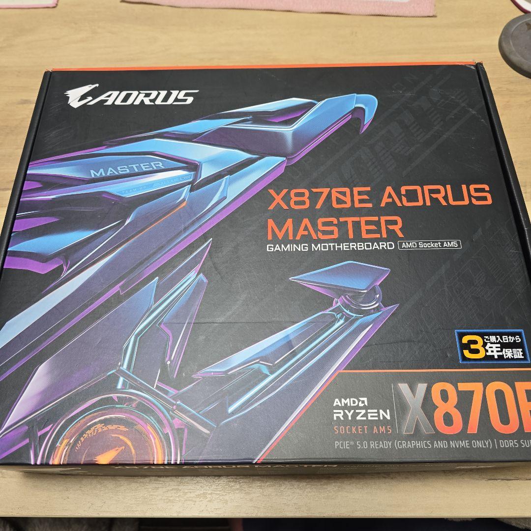 マザーボード AORUS X870E AORUSMASTER Rev:1.0