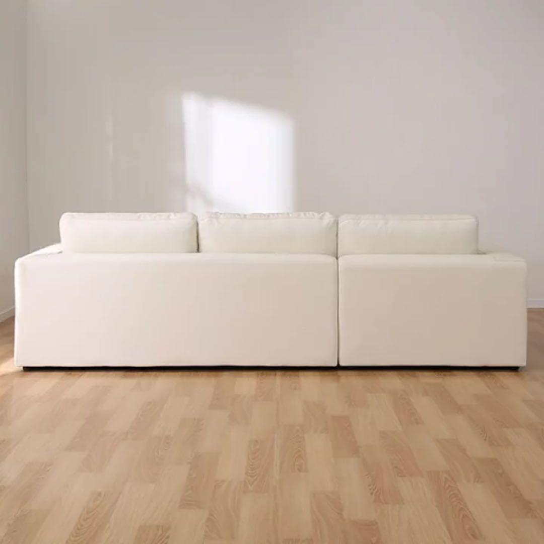 Y2 ニトリ 定価17万強 L字 レザー ソファ 美品