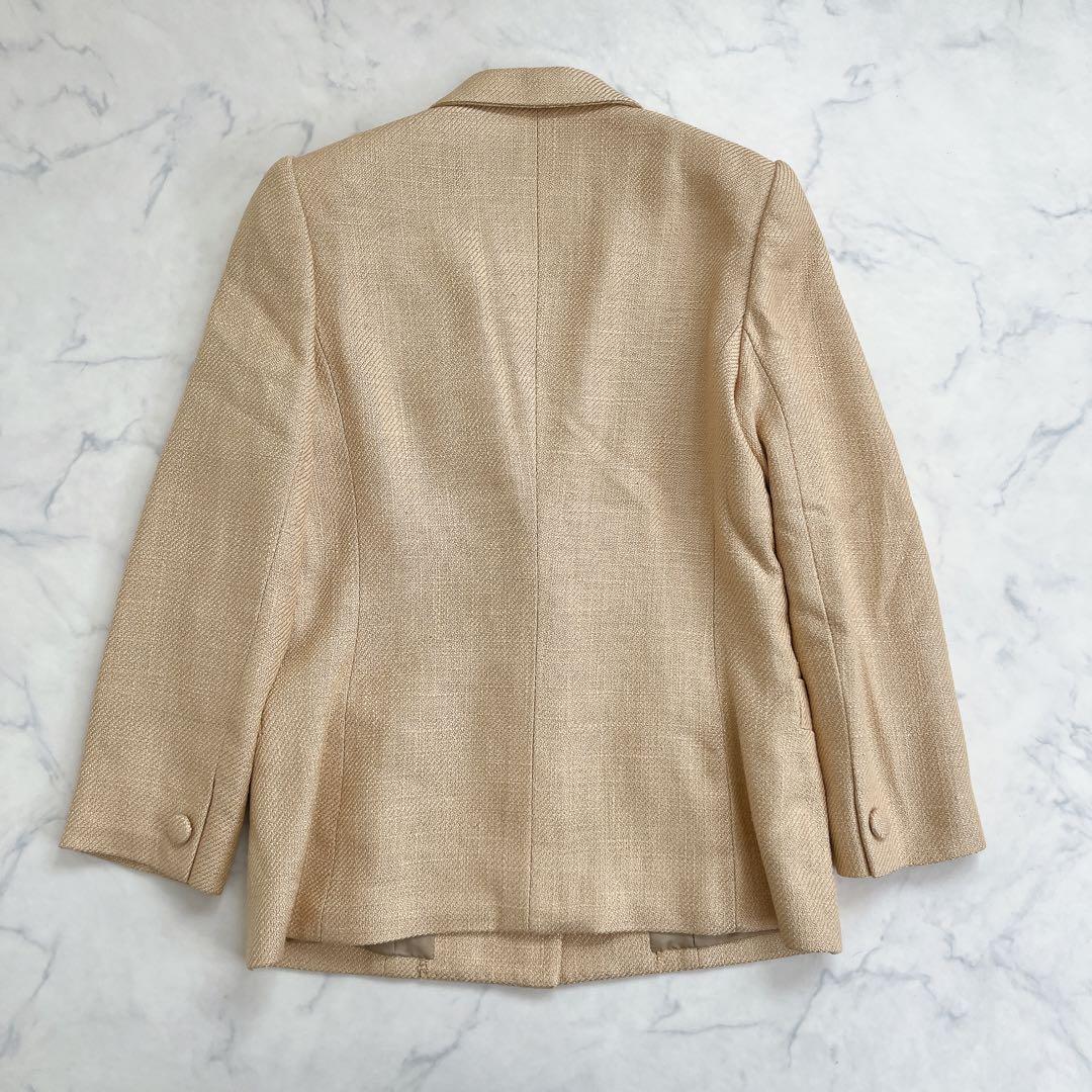 美品 クリスチャンディオール テーラードジャケット シルク100%