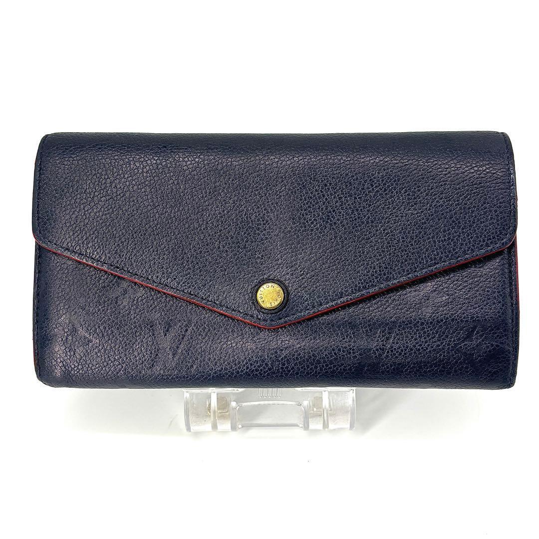 A*N様 ルイヴィトン　アンプラント ポルトフォイユ サラ 長財布 マリーヌルー