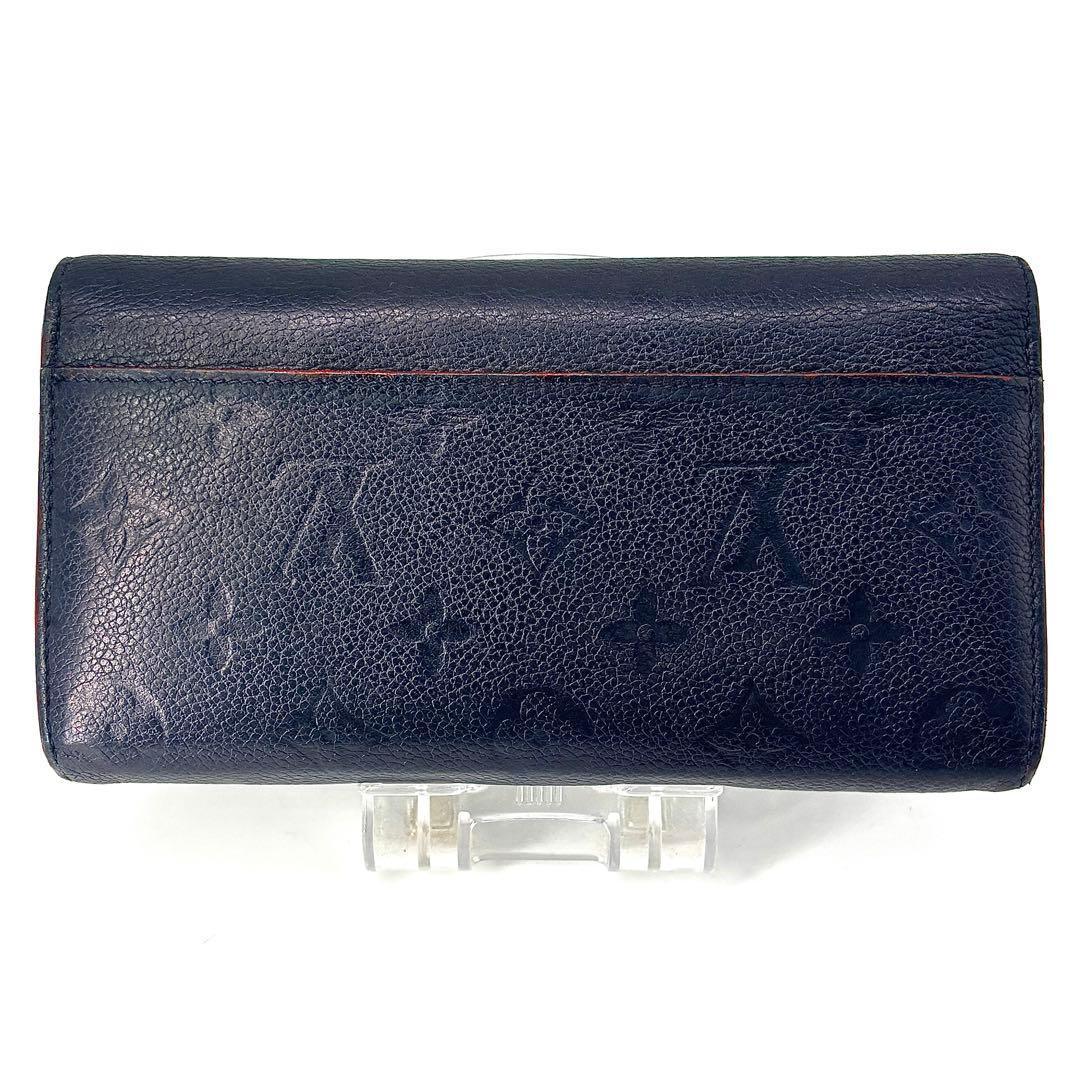 A*N様 ルイヴィトン　アンプラント ポルトフォイユ サラ 長財布 マリーヌルー