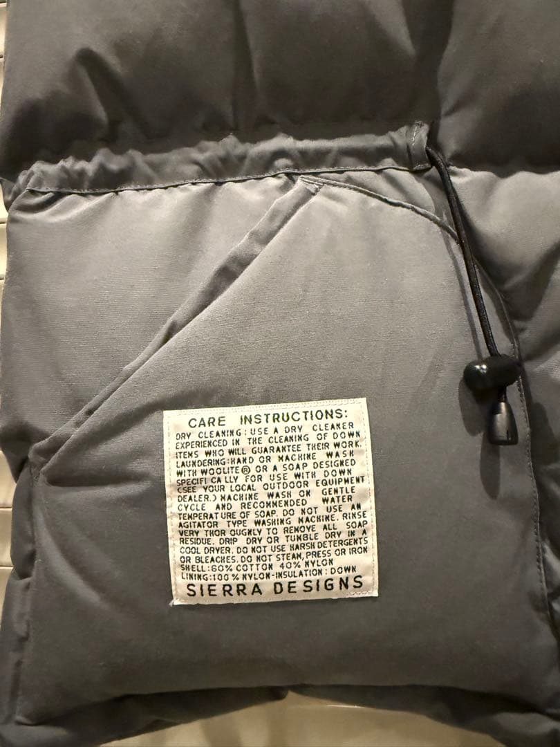 SIERRA DESIGNS× BEAUTY&YOUTHダウンベストL