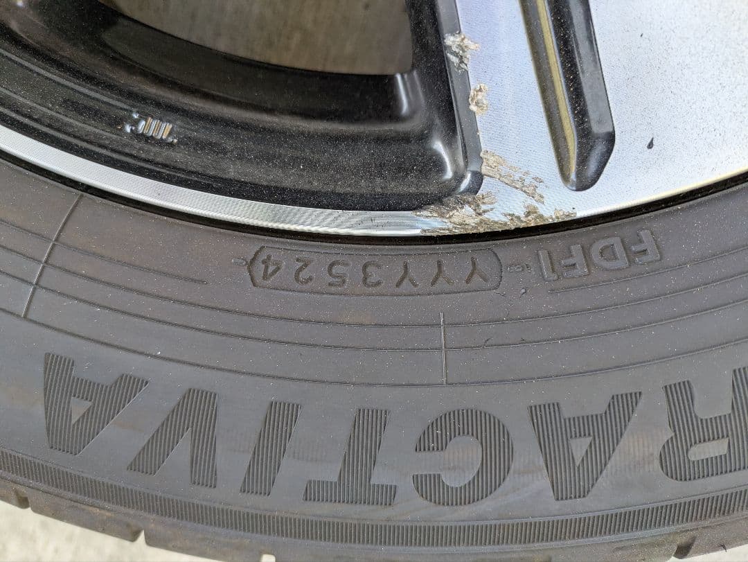 ホンダrc1オデッセイ純正 16インチ ホイールセット PRACTIVA