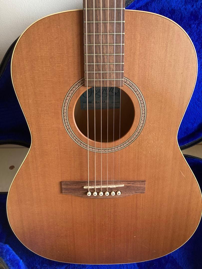 sea gull S6+FOLK MEQ エレアコ エレアコ 純正ハードケース付