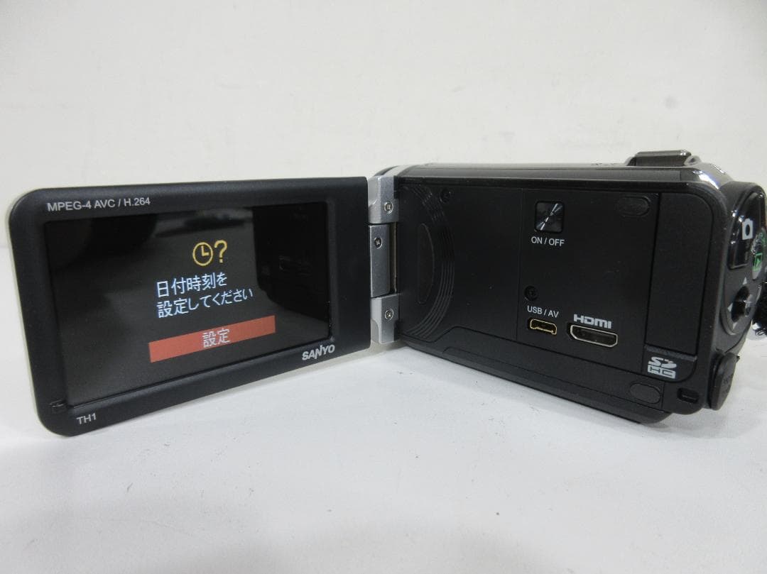 1217V【中古美品】SANYO ビデオカメラ Ｘａｃｔｉ DMX-TH1