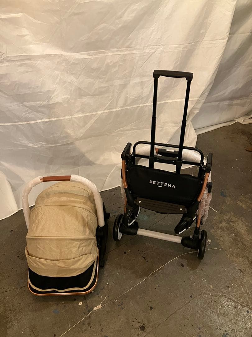 リクママ様　ペットカート PETTENA KNIGHT ブラック