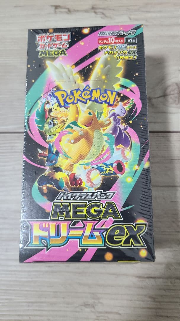 【新品未開封シュリンク付】ポケモンカードゲーム　MEGAドリームex 1BOX