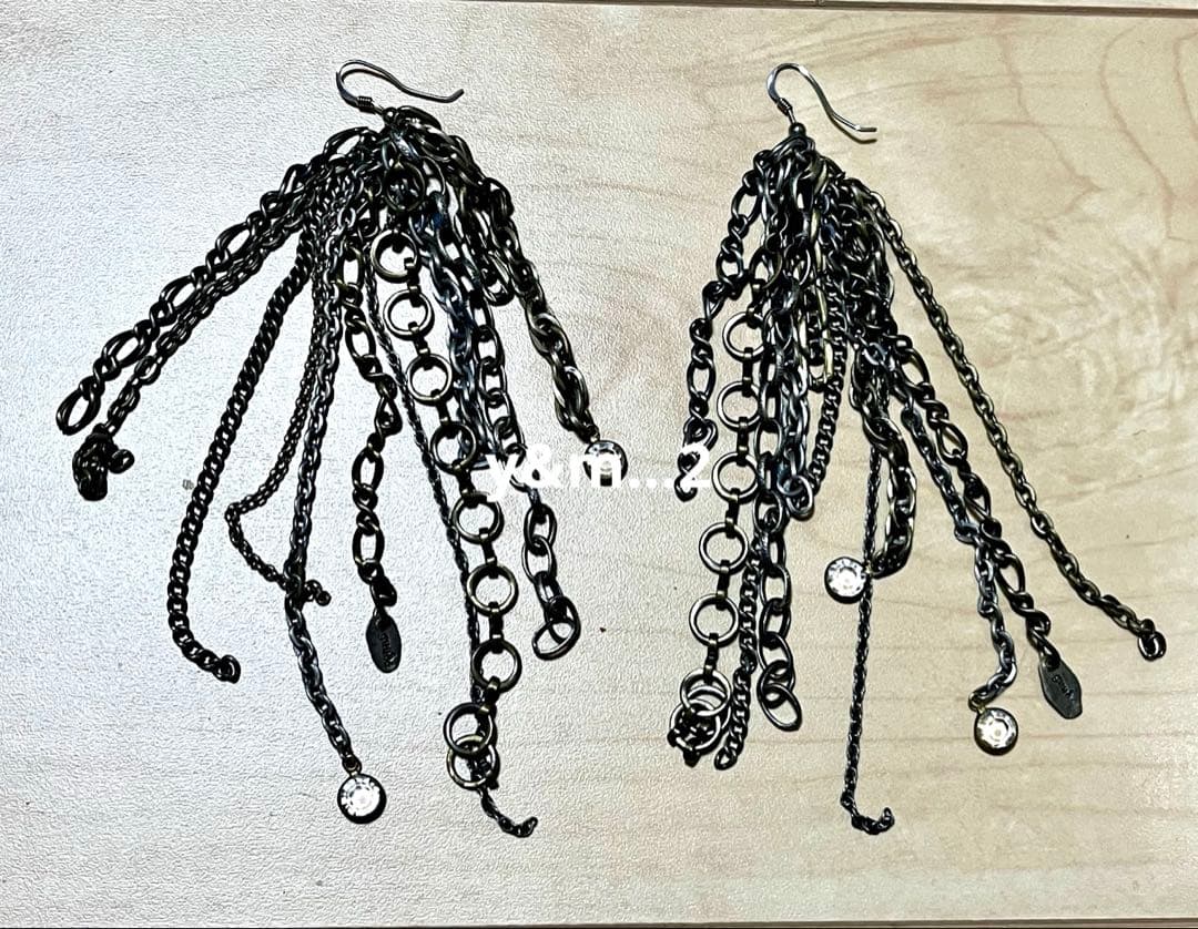 gunda ガンダ ピアス ロングチェーン2個 両耳用 LGB hyde 14