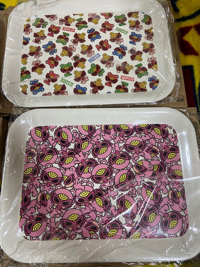 新品HYSTERIC MINI おぼんトレー大サイズ4枚セット