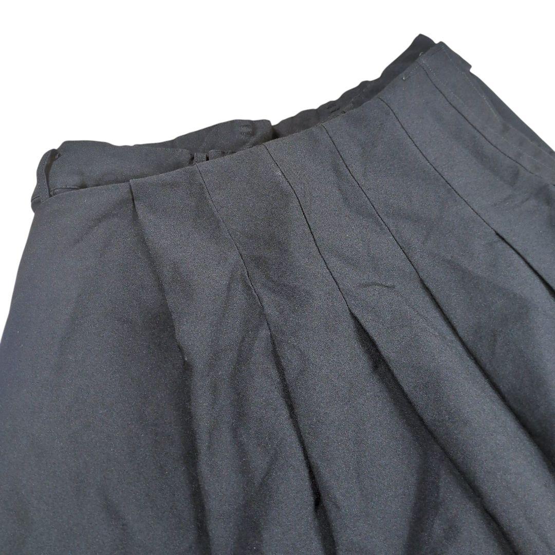 【希少】ブラックコムデギャルソン プリーツ エステルラップショートパンツ