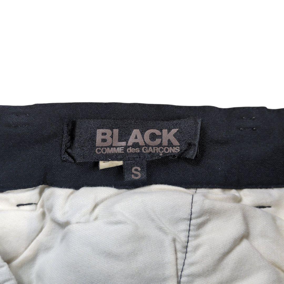 【希少】ブラックコムデギャルソン プリーツ エステルラップショートパンツ