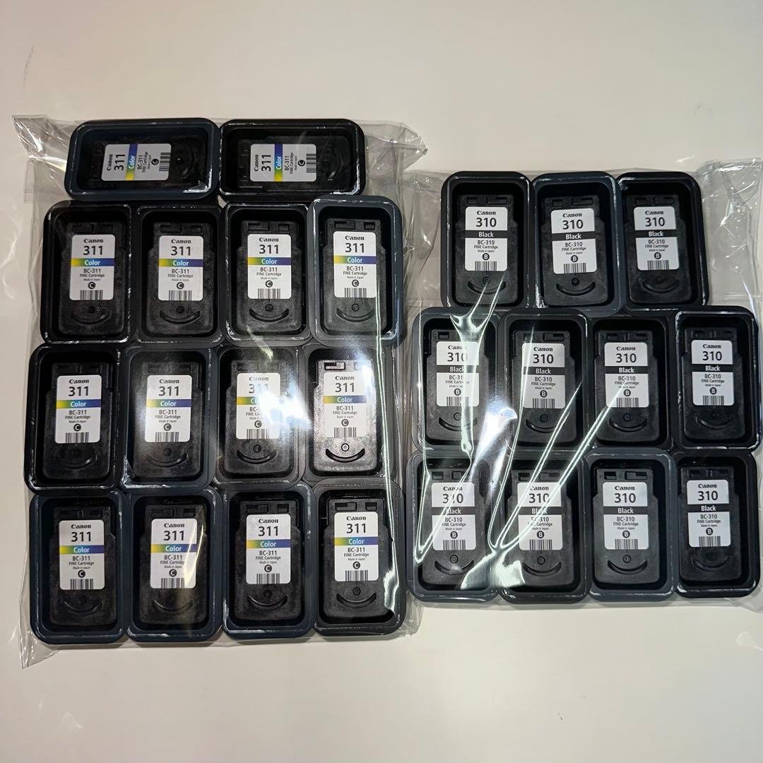 【使用済み】Canon キャノン インクカートリッジ BC310、BC311