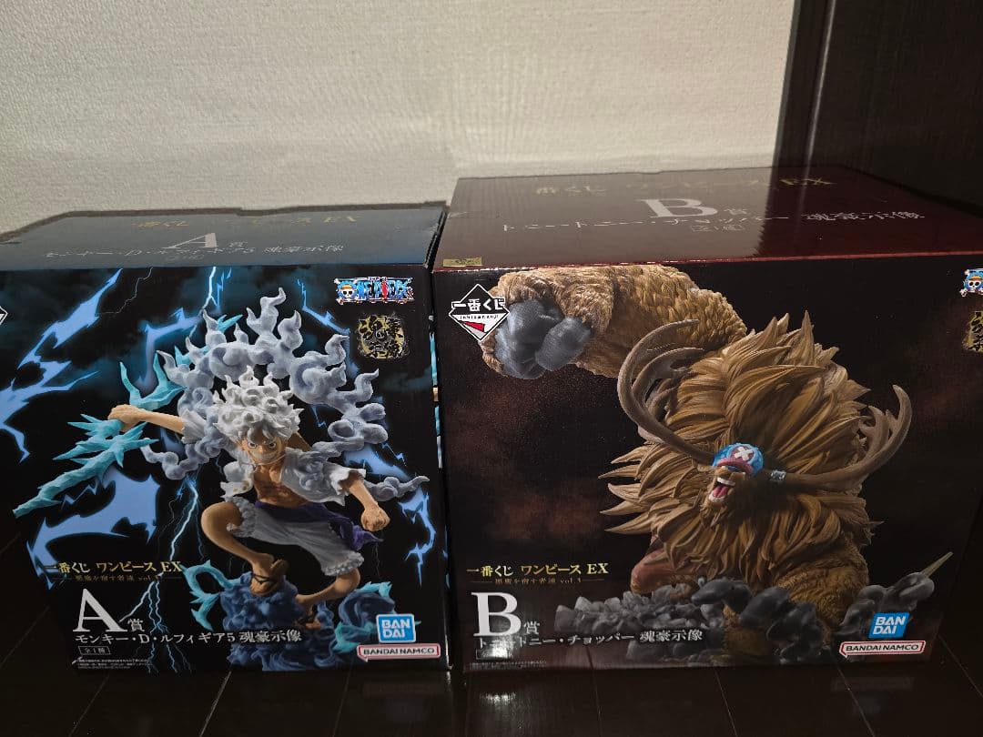 ワンピースEX 一番くじ　A賞 ルフィギア5 B賞チョッパー　セット