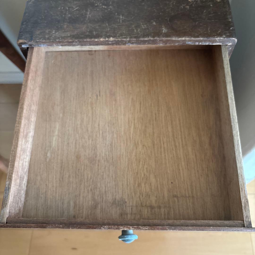 【専用です】　　アンティーク　引き出し7段 小物入れ 古道具 木製 昭和　レトロ