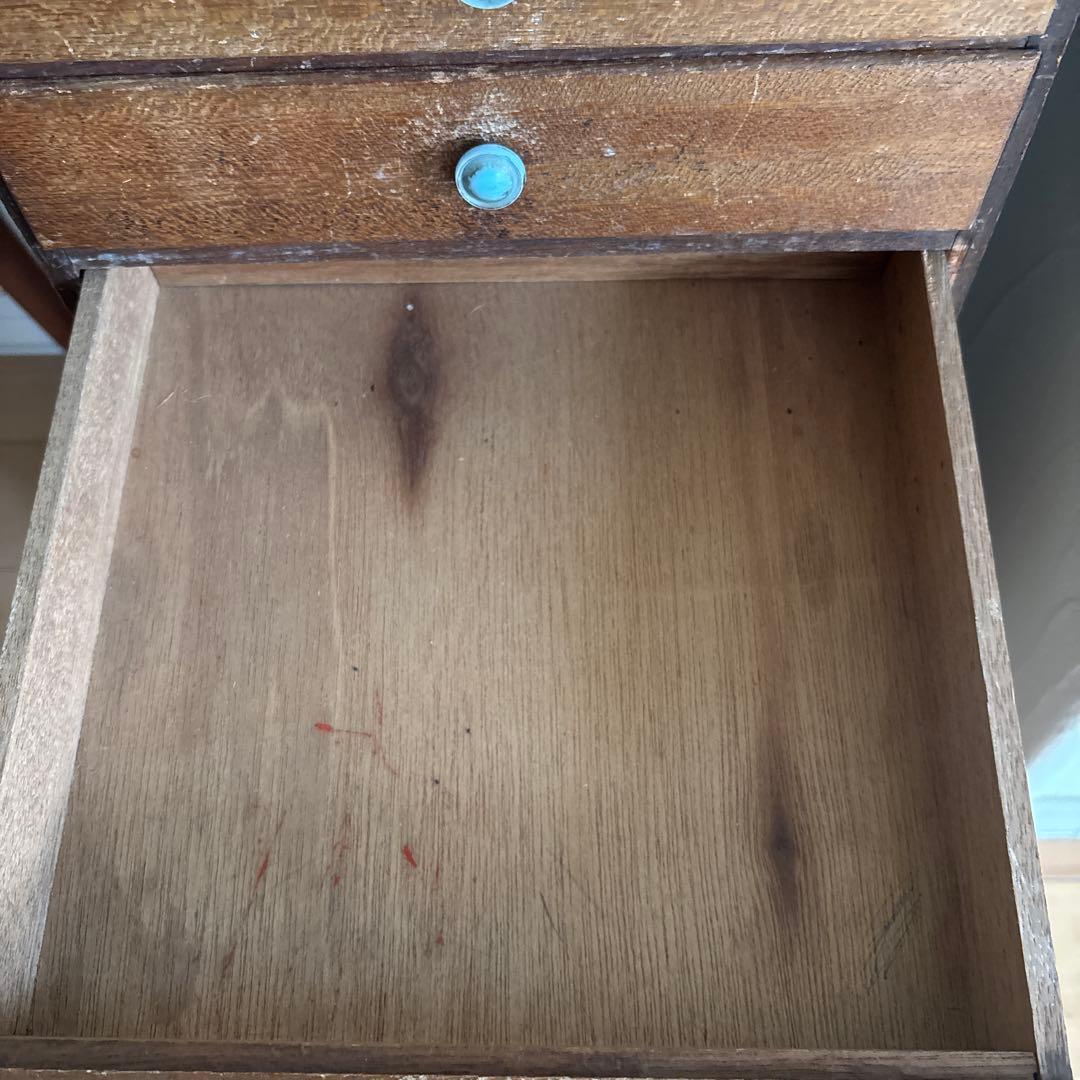 【専用です】　　アンティーク　引き出し7段 小物入れ 古道具 木製 昭和　レトロ