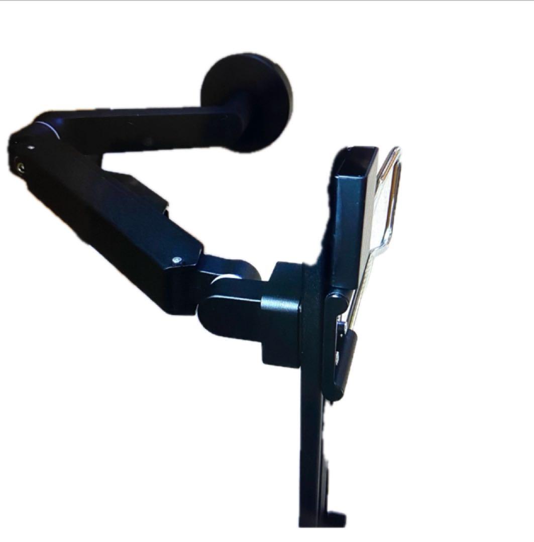 デュアルモニターアーム ブラック2画面