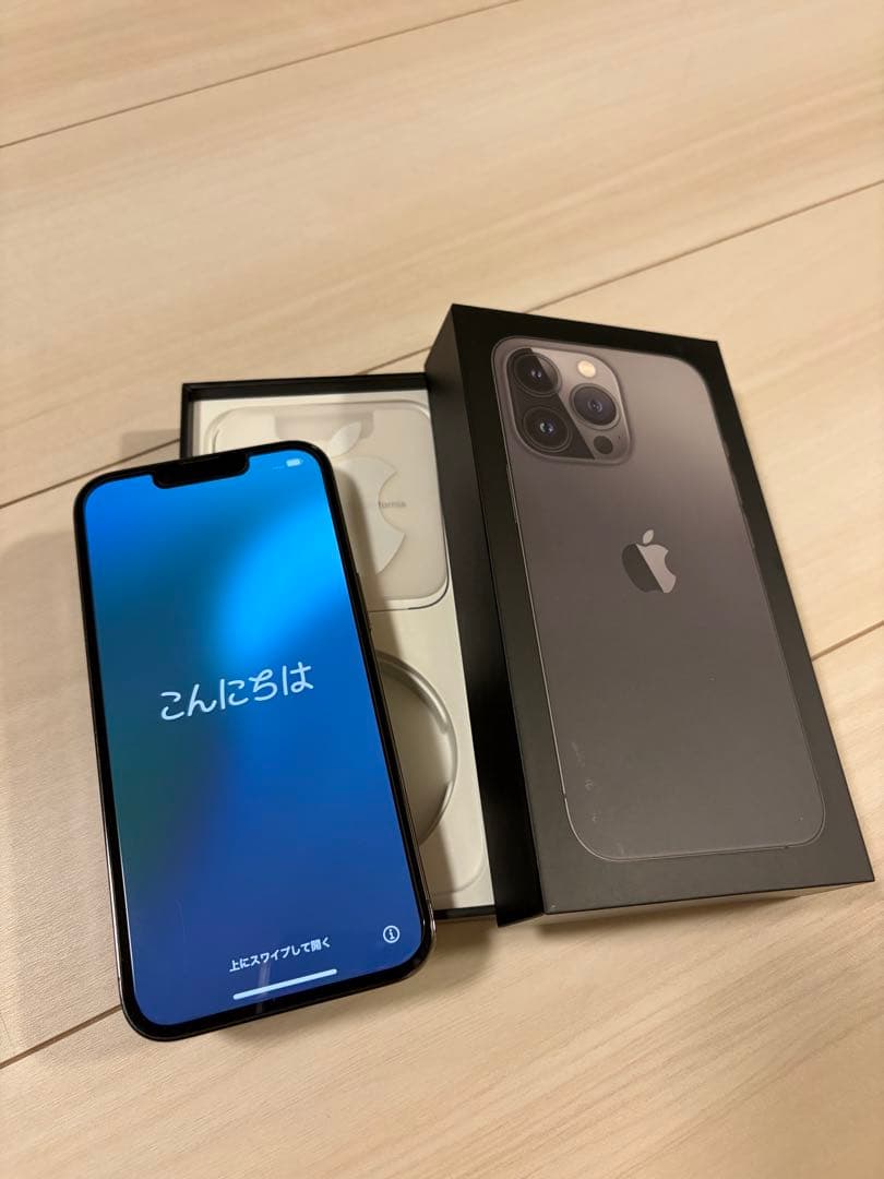 【美品】iPhone13pro グラファイト