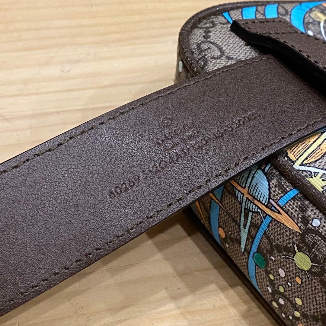 ほぼ未使用 GUCCI ディズニー ウエストポーチ GGスプリーム