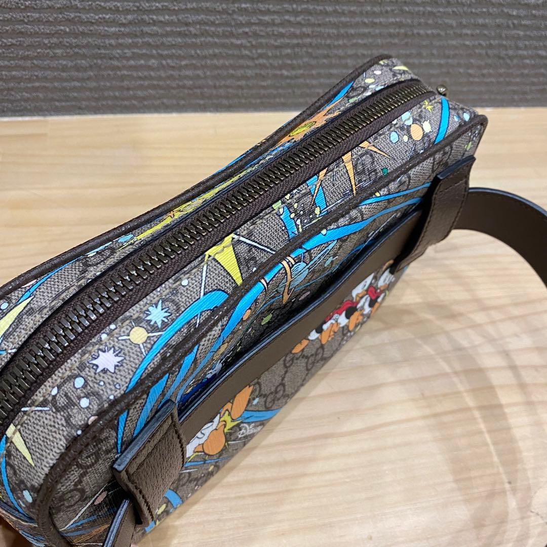 ほぼ未使用 GUCCI ディズニー ウエストポーチ GGスプリーム