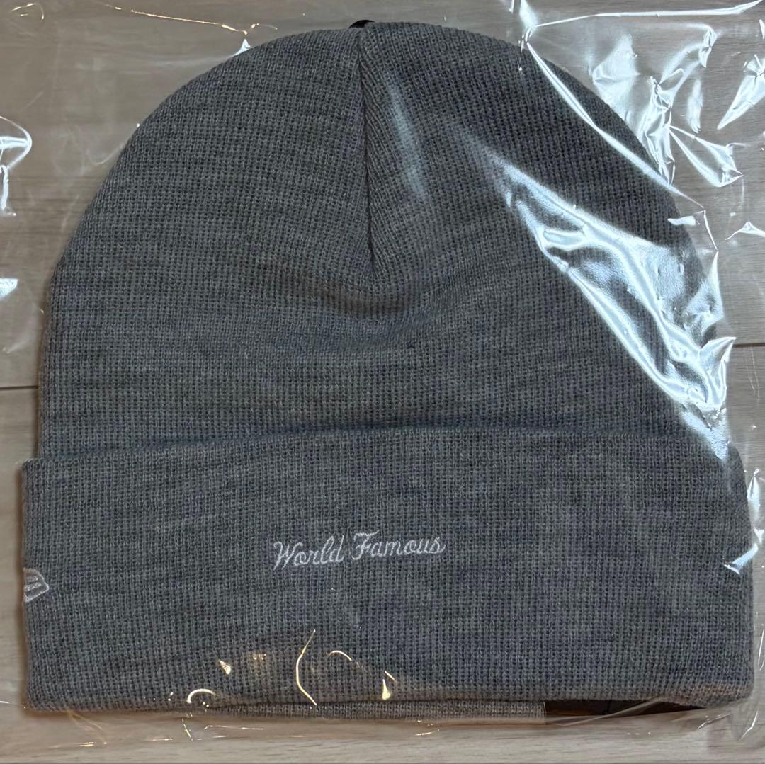 Supreme x New Era Box Logo Beanie Grey 灰
