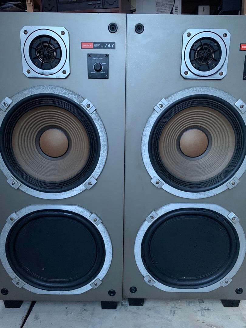 R*a様 SONY スピーカーペア SS-747 8Ω 80W ソニー 昭和レト