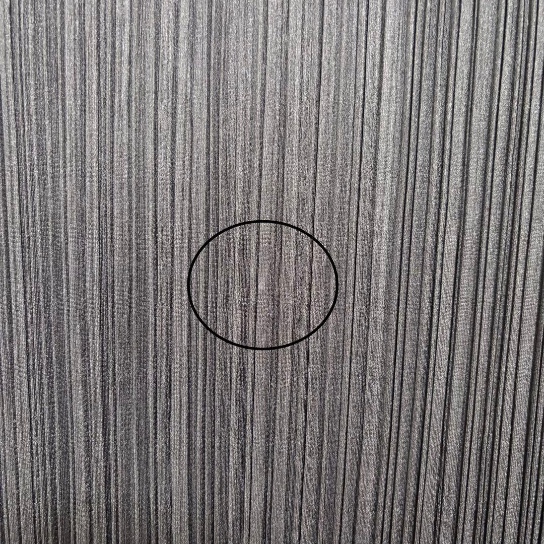 美品　プリーツプリーズ　ロングワンピース　スリット　ブラック　サイズ2