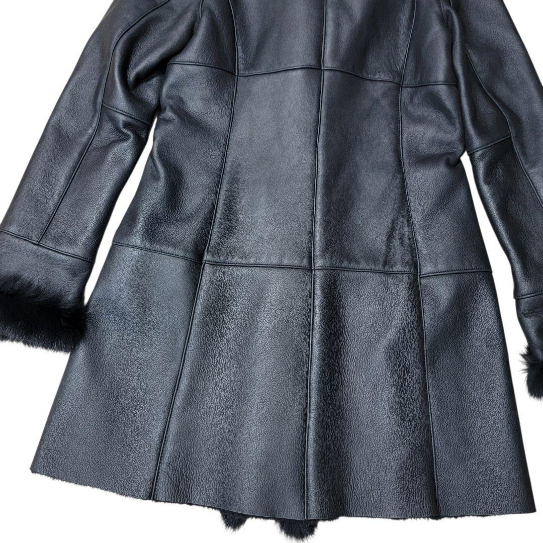 ​極美品 Tu boujours de cuse フォックス切替 ムートンコート