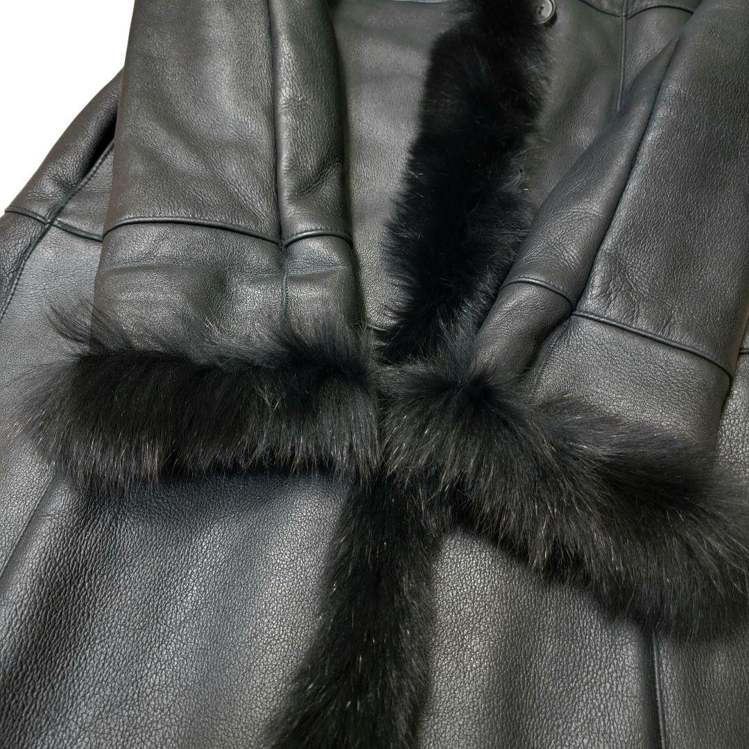 ​極美品 Tu boujours de cuse フォックス切替 ムートンコート