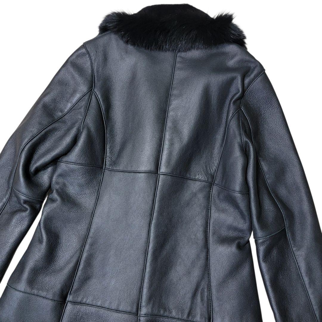 ​極美品 Tu boujours de cuse フォックス切替 ムートンコート