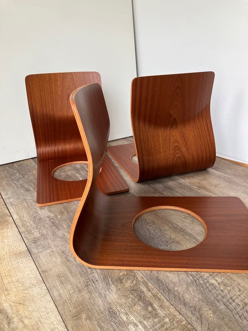 天童木工　座椅子　3セット