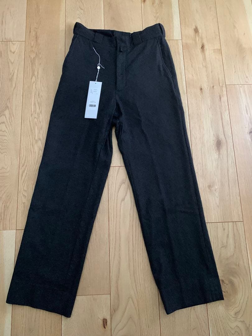 24aw COMOLI ウールフラノパンツ 1 コモリ