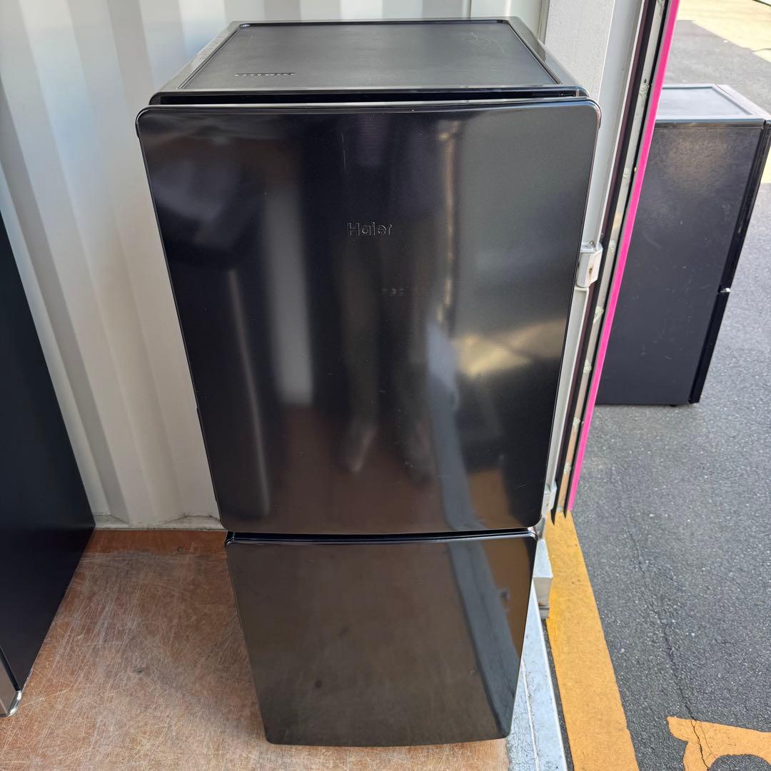 C7317★2024年製美品★ハイアール冷蔵庫ヤマダ洗濯機ブラック黒　家電セット