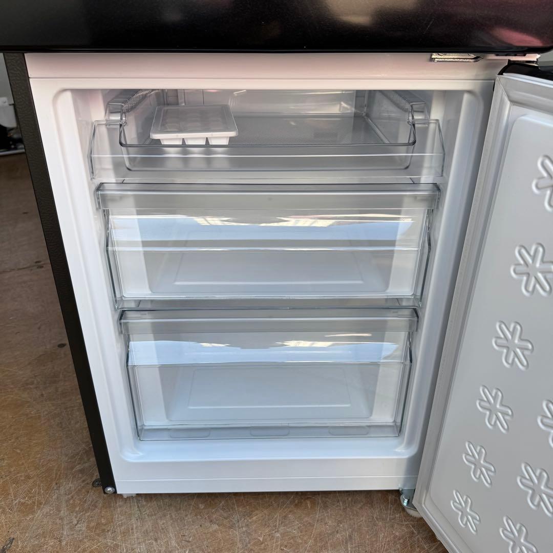 C7317★2024年製美品★ハイアール冷蔵庫ヤマダ洗濯機ブラック黒　家電セット